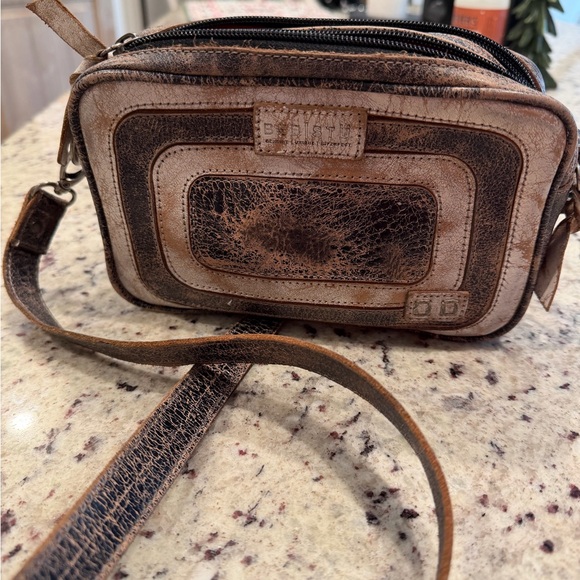 Bed Stu Shy Bag - Black Lux & Nectar Lux - NEW - Picture 2 of 3